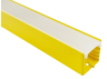 Aluminum profile for LED strip AL-04-1 2 meters yellow overhead LEDUA