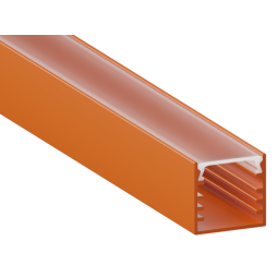 Aluminum profile for LED strip AL-04-1 2 meters orange overhead LEDUA