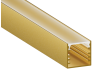 Aluminum profile for LED strip AL-04-1 2 meters gold overhead LEDUA