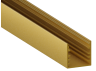 Aluminum profile for LED strip AL-04-1 2 meters gold overhead LEDUA