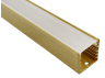Aluminum profile for LED strip AL-04-1 2 meters gold overhead LEDUA