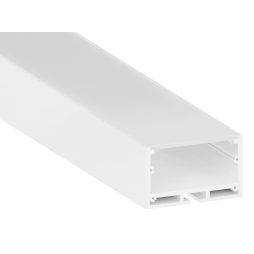 Aluminum profile for LED strip AL-23 2 meters white pendant, overhead LEDUA