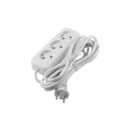 Podovzhuvach 3 sockets 5m without grounding/LMK041 Lemanso
