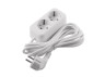Podovzhuvach 2 sockets 3m from ground. /LMK038 Lemanso