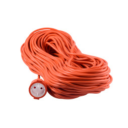 Podovzhuvach 1 socket 10A 50m without grounding. / LMK065 orange Lemanso
