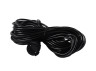 Podovzhuvach 1 socket 10A 20m from ground. / LMK061 black Lemanso