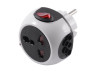 Adapter – adapter with button white + series / LMA7304 Lemanso