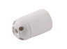 Cartridge E27 plastic, without grooves, white / LM2511 Lemanso