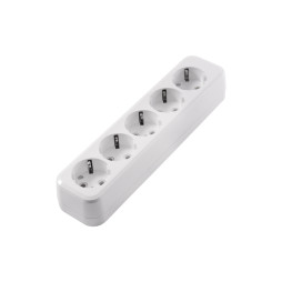 Block 5 sockets with grounding /LMK009 Lemanso