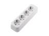 Block 4 sockets with grounding /LMK007 Lemanso