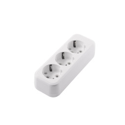 Block 3 sockets with grounding /LMK004 Lemanso