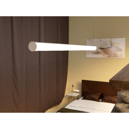 LED pendant lamp linear round "N30-500" 220V 13W 2200lm 6000k LEDUA