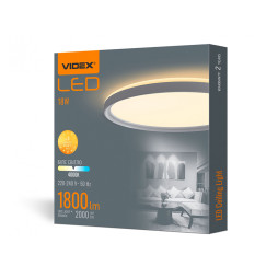 LED round surface-mounted lamp with decorative lighting 18W 220-240V 4000K IP20 DL3R white (VL-DL3R-184W) VIDEX