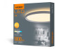 LED round surface-mounted lamp with decorative lighting 18W 220-240V 4000K IP20 DL3R white (VL-DL3R-184W) VIDEX