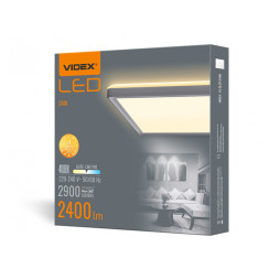 LED square surface-mounted lamp with decorative lighting 24W 220-240V 4000K IP20 DL3S white (VL-DL3S-244W) VIDEX