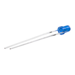 Diodes 3mm matte blue LEDUA
