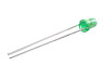 Diodes 3mm matte green LEDUA