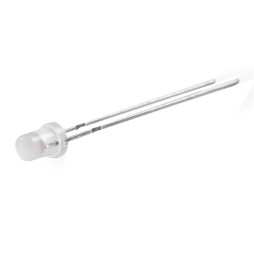 Diodes 3mm matte white LEDUA