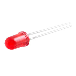 Diodes 5mm matte red LEDUA