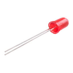 Diodes 5mm matte red LEDUA