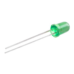 Diodes 5mm matte green LEDUA
