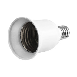 Adapter holder from E14 to E27 base LM121 Lemanso