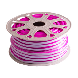 LED neon 2835-120led-8.4mm-220V, 7W/m IP65 pink AVT