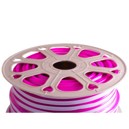LED neon 2835-120led-8.4mm-220V, 7W/m IP65 pink AVT