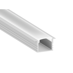 Aluminum profile for LED strip AL-03-1 2 meters anodized recessed LEDUA