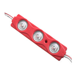 LED modules 2835-3smd 12V IP65 1.5watt with lens red LEDUA