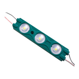 LED modules 2835-3smd 12V IP65 1.5watt with lens green