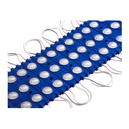 LED modules 2835-3smd 12V IP65 1.5watt with lens blue LEDUA