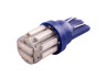 LED car lamp T10-7020-10smd blue 12V LEDUA