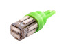 LED car lamp T10-7020-10smd green 12V LEDUA