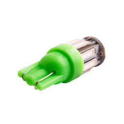 LED car lamp T10-7020-10smd green 12V LEDUA