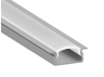 Aluminum profile for LED strip AL-01 1 meter anodized recessed LEDUA
