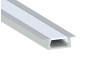 Aluminum profile for LED strip AL-01-1 1 meter anodized recessed LEDUA