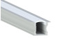 Aluminum profile for LED strip AL-03 1 meter anodized recessed LEDUA