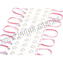 5630-3smd IP65 LED modules with lens 35-40lm 12V warm white LEDUA