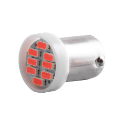 LED car lamp BA9S-3014-8smd red 12V LEDUA
