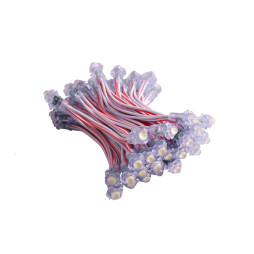 Quick mounting diodes 9mm white 12V LEDUA