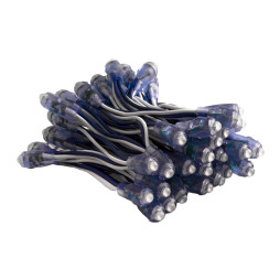 Quick mounting diodes 9mm blue 12V LEDUA