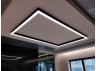 LED pendant lamp, ceiling "Tetragon" rectangle 220V 374W 31100lm 6000k 2000*1000 black LEDUA