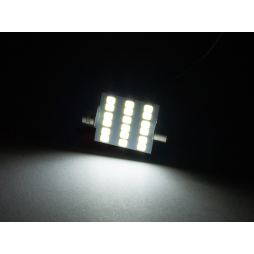 LED car lamp S85-39mm-18smd 3528 white 12V LEDUA