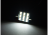 LED car lamp S85-39mm-18smd 3528 white 12V LEDUA