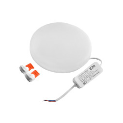 LED lamp DownLight round recessed Stealth 18W 2160LM 6500K 85-265V IP20 LM1077 Lemanso