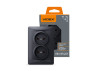 Double socket black graphite VIDEX BINERA