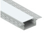 Aluminum profile for LED strip for plasterboard AL-40 1 meter anodized for plaster LEDUA
