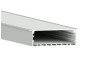 Aluminum profile for LED strip AL-42 1 meter anodized mortise/suspended LEDUA