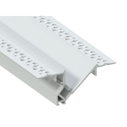 Aluminum profile for creating the effect of ceiling and wall lighting for LED strip AL-43 1 meter white LEDUA